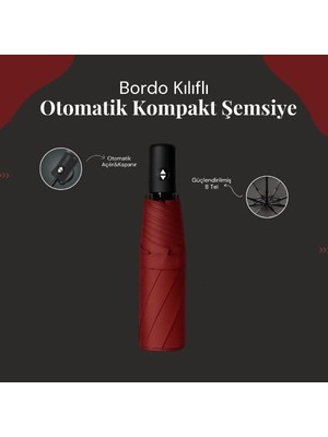 Kılıflı Otomatik Kompakt Şemsiye