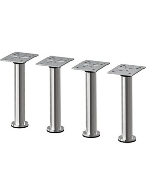 IKEA Capıta Ayak , Paslanmaz Çelik, 16 cm