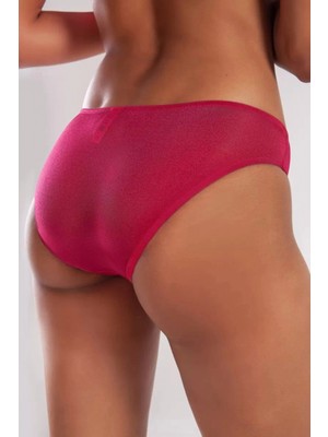 Marsilyan Golshan Garland Mini Slip, Kadın Güpürlü Şarap Külot