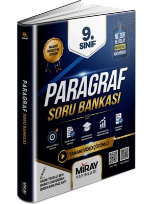 TeknoKapsül Miray Yayınları 9. Sınıf Paragraf Soru Bankası