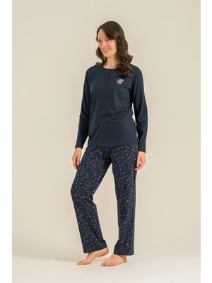 Çamaşır Kenti Arnetta  AR3775-X  Kadın Uzun Kollu Pijama Takım