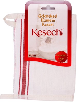 2 Adet Kesechi Geleneksel Hamam Kesesi (Kalın)