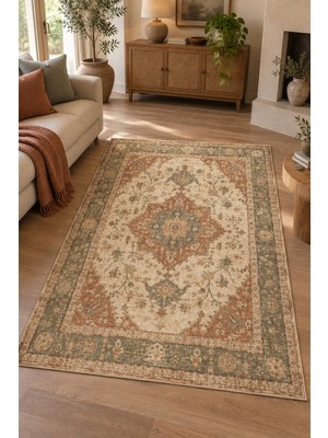 Rugs Modern Halı Lina Casa Özel Tasarım Kahverengi ve Bej Ince Dokuma Salon Halısı