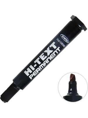 4 Adet Hi-Text 830 C Permanent Marker Koli Kalemi Kesik Uç Siyah