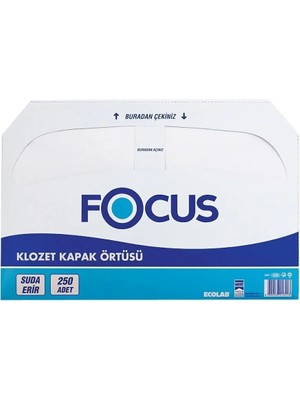 3 Adet Focus Klozet Kapak Örtüsü 250 Adet