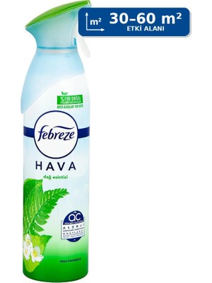 5 Adet Febreze Hava Ferahlatıcı Sprey Oda Kokusu Dağ Esintisi 185 ml