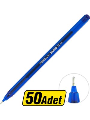 Pensan 2270 Büro Tükenmez Kalem Mavi 50'li Paket
