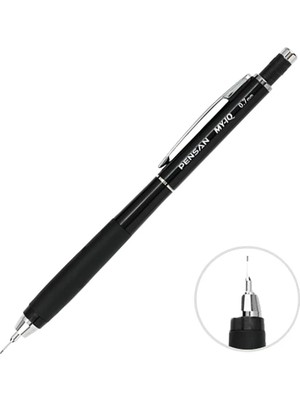 3 Adet Pensan My Iq Versatil Uçlu Kalem 0.7 mm Siyah Renk
