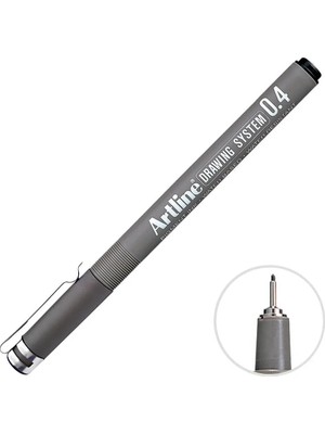 3 Adet Artline 234 Çizim Kalemi 0.4 mm Siyah