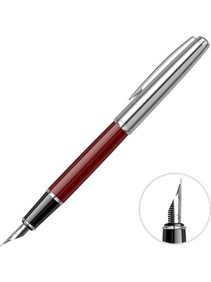3 Adet Scrikss Metropolis 78 Dolma Kalem M Uç Bordo