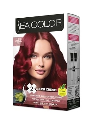 Sea Color 5.65 Çilek Kırmızısı Set Boya