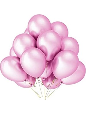 Metalik Pembe Balon 50'li