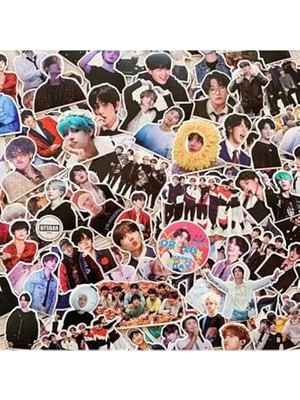 Bts Baskılı 100'LÜ Sticker Seti