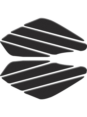 Stripe Karbon Depo Yan Pad Universal Carbon Yan Pad 3D Sticker