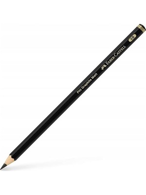Faber-Castell Pitt Matt Dereceli Kurşun Kalem, 4b, Ultra Mat, Parlama Yapmaz, Siyah Beyaz Çizimler Için, Teknik Çizim ve Eskiz Için Dayanıklı Uç