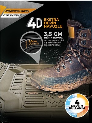 Pro - Paspas Seti, Nissan Micra ile Uyumlu, Bej