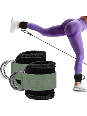Spor Byfit D Halkalı Ayak ve El Bileği Için Ağırlık Çekiş Kayışı