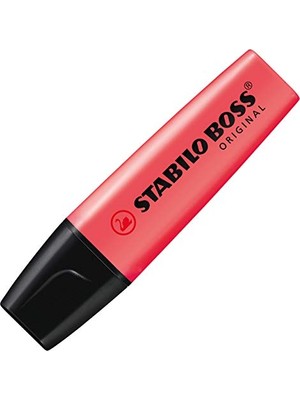 Stabilo 70/40 Boss Original Marker Işaretleme Kalemi, 2 mm ve 5 mm Uç, Pembe