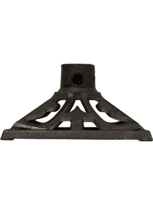 Tıkı Marka Dökme Demir Meşale Standı, Siyah, 9.1l x 9.1W x 4.8h -Inç, 1312322