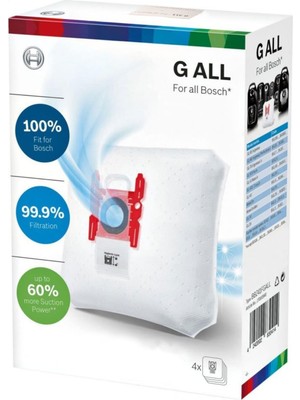 Bosch Uyumlu G All BBZ41FGALL Type G Soket Süpürge Toz Torbası