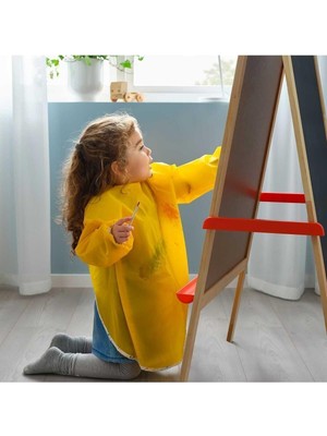 Ikea Mala Boyama Aktivite Önlüğü Uzun Kollu Sarı 60 cm