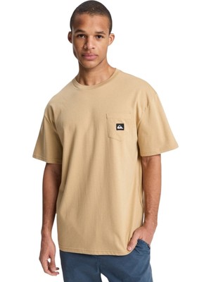 Quiksilver Salt Water Pock Bej Erkek Tshirt