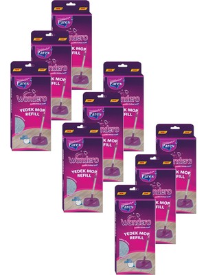 Wondero Yedek Paspas Mop Refill (9 Lu Set)