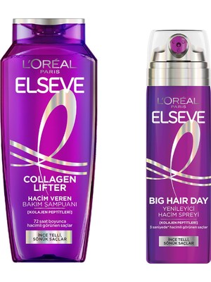 Elseve Collagen Lifter Şampuan + Saç Spreyi Set