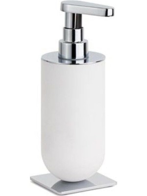 System Sıvı Sabunluk Beyaz/krom Renk 208X87X72 mm
