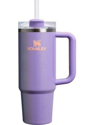 Stanley Quencher H2.0 Flowstate Pipetli Termos Bardak 0.89 Litre - Parlak Lila (Periwinkle Shimmer) | Paslanmaz Çelik