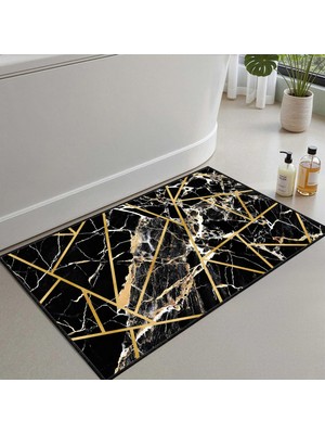 Monnhein Banyo Paspası, Yumuşak Banyo Halısı, Kaymaz Dot Tabanlı, Su Emici, Makinede Yıkanabilir - 80 x 150 cm