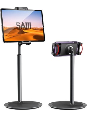 Bix Saiji S3E 360° Ayarlanabilir Tablet ve Telefon Tutucu Stand Siyah