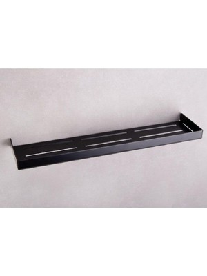 System Duş Raf Sistemi Siyah Renk 50X100X400 mm