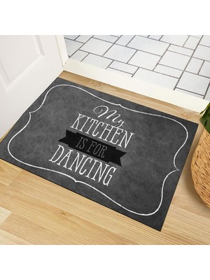 Monnhein Kapı Önü Paspası - Modern ve Şık Kapı Paspası | Ev, Ofis ve Dış Mekân Kullanımı Için (Kitchen Dancing) 45X65