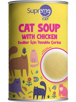Supreme Cat Kedi Çorbası Tavuklu 135 ml x 12