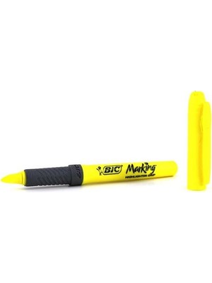 Mbb E-Ticaret Bic Brıte Lıner Grıp Sarı Fosforlu Kalem 811935-(***9 Adet***)