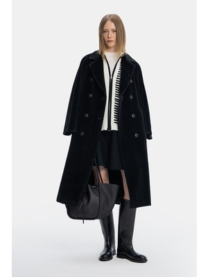 Vakko Black Overcoat