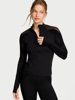 Victoria's Secret Vsx Elevate Contrast Zip Sport Jacket