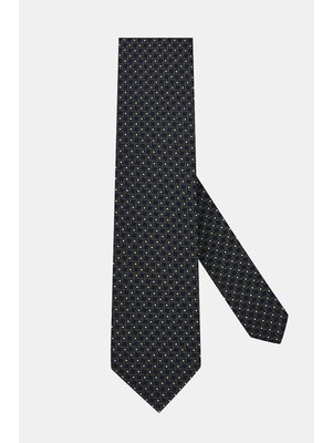 Vakko Smoke Grey Exclusive Micro Pattern Tie