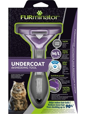 Furmınator Kediler Için Uzun Saçlı – Büyük