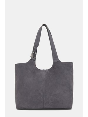 Coccınelle Dark Grey Suede Bag