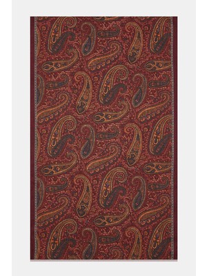 Vakko Patterned Silk Scarf