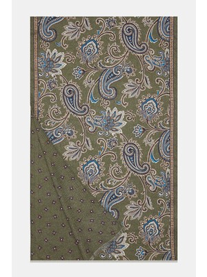 Vakko Patterned Silk Scarf