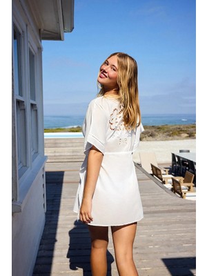 Penti White Vera Kaftan