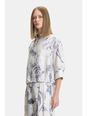 Vakko Natural Floral Shirt