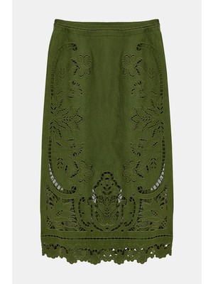 Farm Rio Farm Rıo Green Lace Skirt