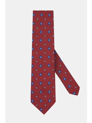 Vakko Patterned Silk Tie