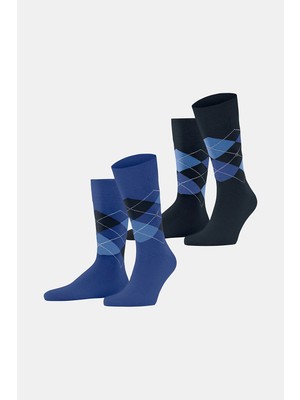 Burlıngton Burlington Two-Pack Argyle Pattern Socks