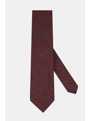 Vakko Patterned Silk Tie