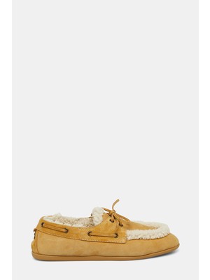 3 Juın Camel Loafers